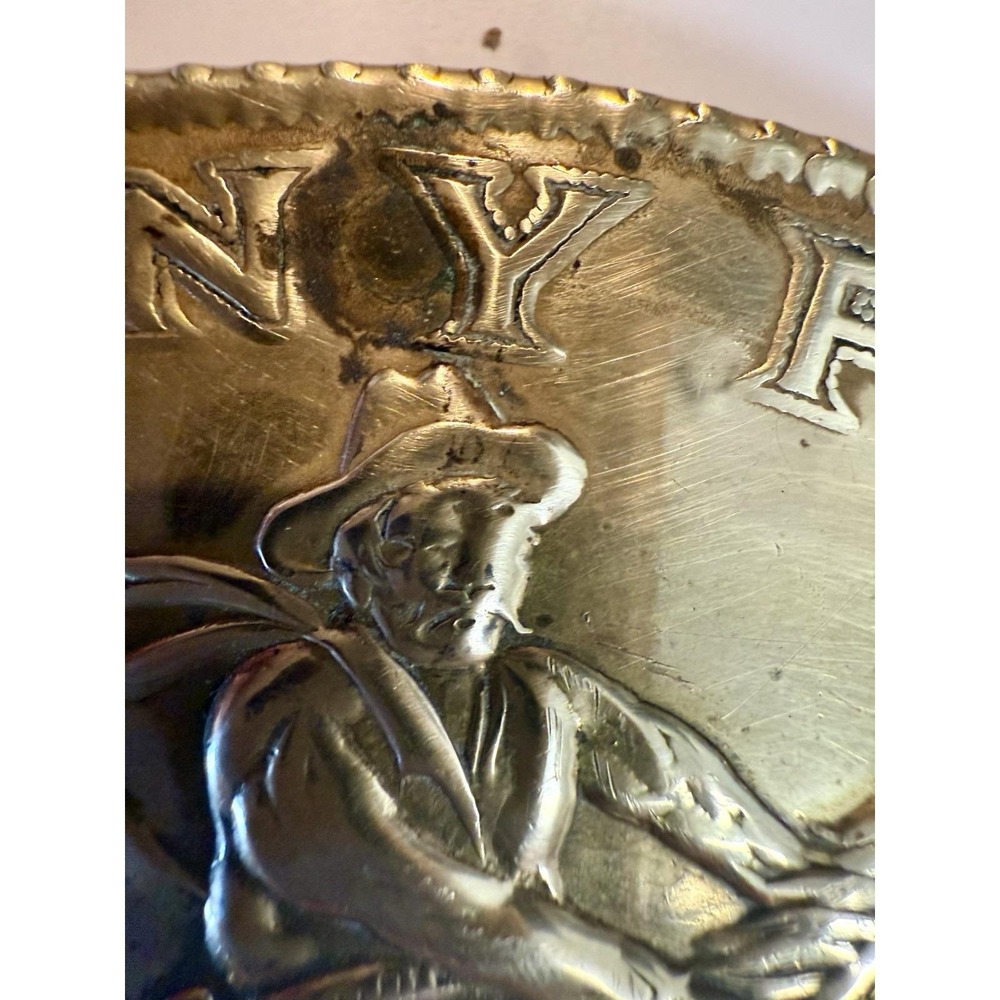 Vintage Fairchild Pony Post‎ Belt Buckle Solid Minted Brass USA Western - Picture 3 of 10